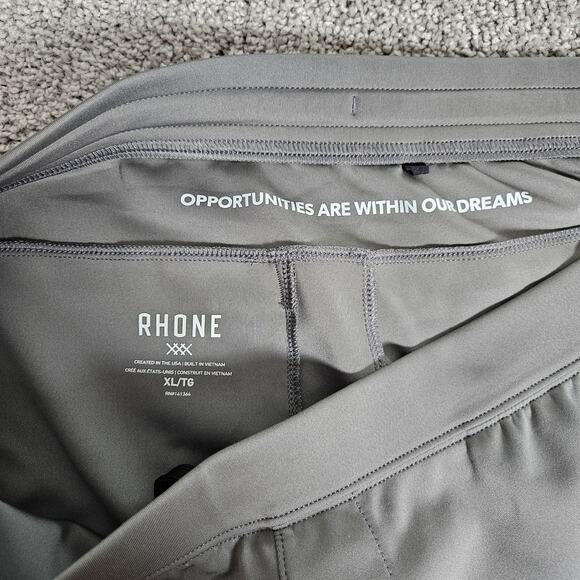 Rhone Pants Mens 2XL Gray Warm Up Tech Joggers Training Stretch Gym Workout - Picture 4 of 13